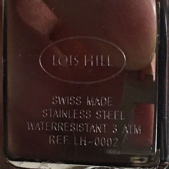 LOIS HILL Pink Face Sterling Silver Thai Weave Bracelet Swiss Watch - Picture 9 of 12